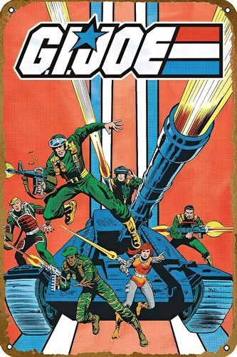 Vintage Collectible Posters - Gi Joe – Cartel de metal