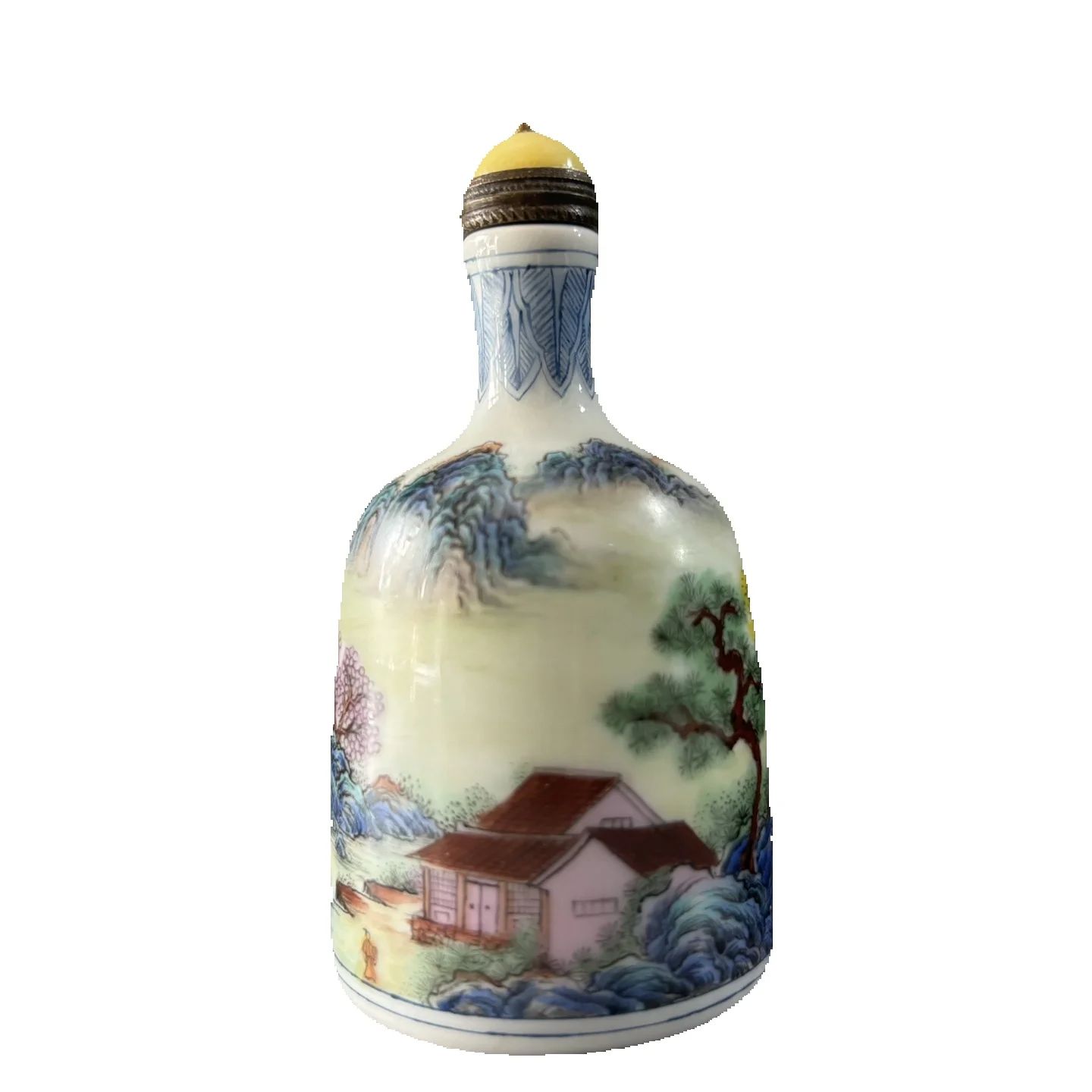 Vintage Collectible Bottles - Colección de porcelana vintage china pintada