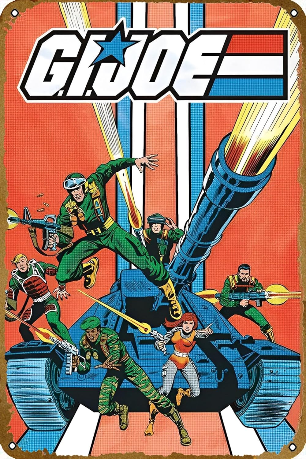 Gi Joe – Tanque – Póster Vinta - Vintage Collectible Posters reseña y precio