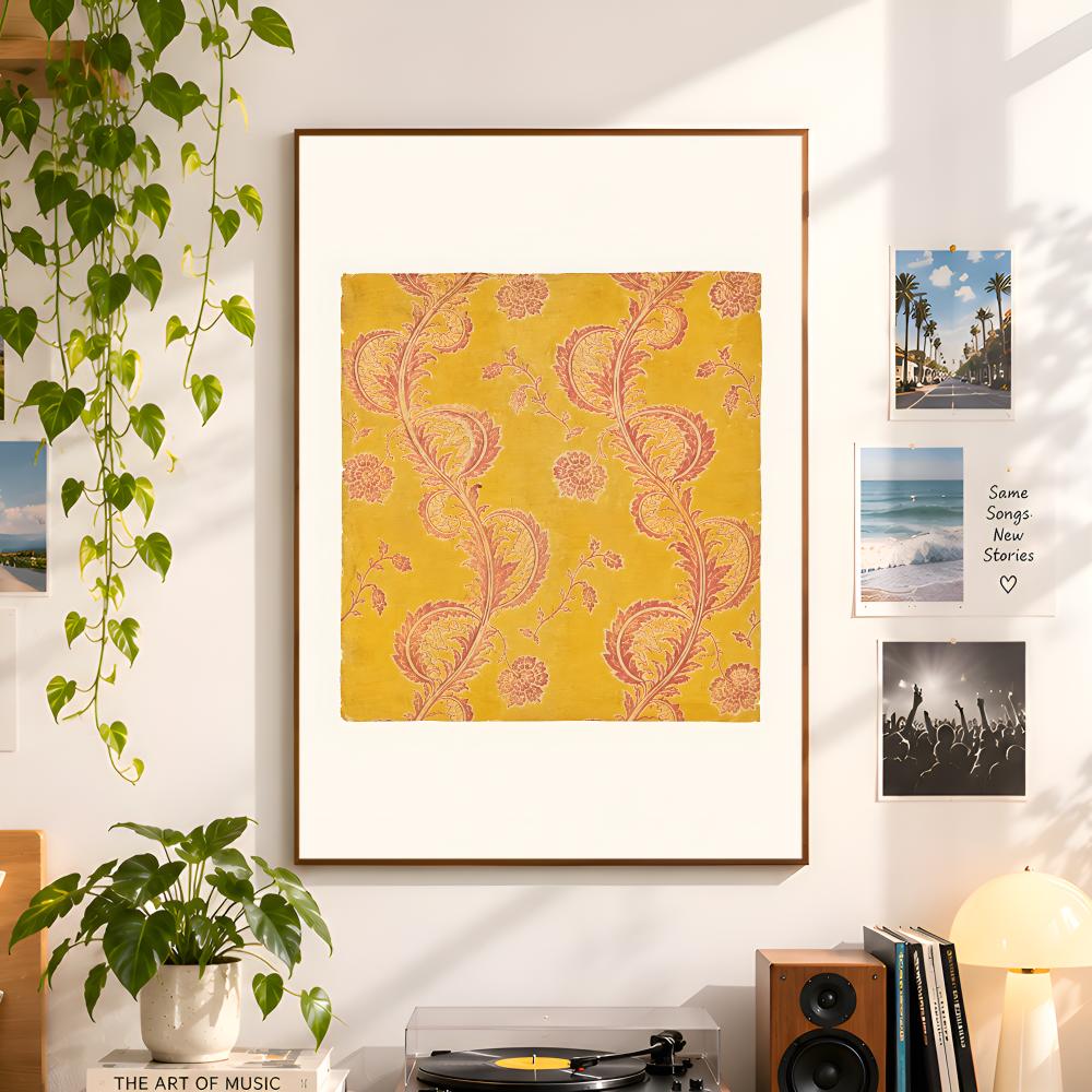 Colección de textiles con moti - Vintage Collectible Posters reseña y precio